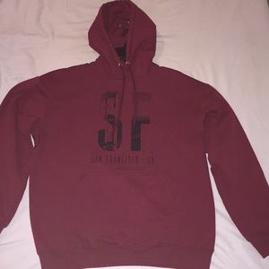 San Francisco maroon hoodie